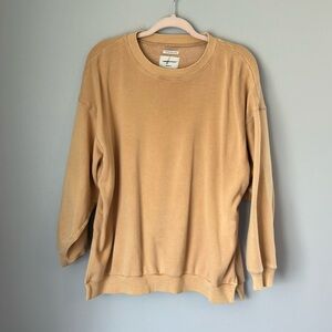 Mustard Yellow Oversized Sweatshirt